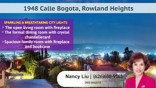 New Listing in Rowland Heights by Local Realtor Nancy Liu |  1948 Calle Bogota, Rowland Heights