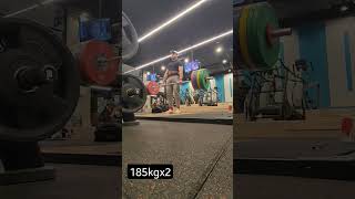 185kg Deadlift double