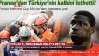 Fransız Fulbolcudan Soma´ya Destek TRT Haber'de...