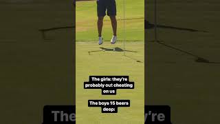 What guys are really doing during a round of golf 🤣⛳️ #drunk #comedy #tiktok