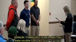 Vernon Township Council Meeting 5 13 19