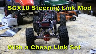 SCX10 Steering Link Mod With a Cheap Link Set