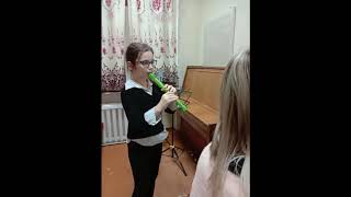 Path. Old Russian tune. Julianna Maksimova (recorder), Anna Opolskaya (piano)