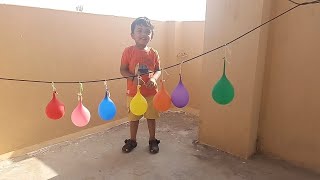 Learn Colors with Water Balloons! | Fun & Educational Video for kids