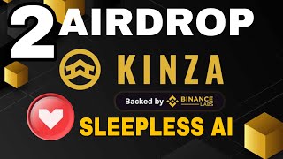 TUTORIAL AIRDROP KINZA & SLEEPLESS AI BACKED BY BINANCE AIRDROP CRYPTO TERBARU