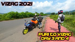 Vizag Ride 2021 || Episode 2 || Puri to Vizag || Day 3 and 4