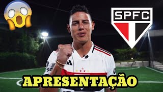 OLHA COMO FOI APRESENTAÇÃO DE JAMES RODRIGUEZ NO SÃO PAULO