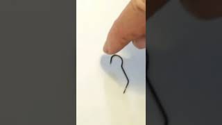 What am I making? Fing out in my video to make this fantastic #fishing hook.