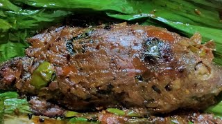 Kerala special Meen pollichathu recipe in Tamil // மீன் பொல்லிச்சது