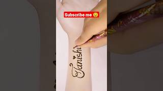 tanishi name mehndi design| demanded name mehndi tattoo| mehandi ka design|