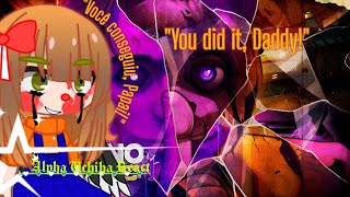 ~Fnaf react to William Afton (FNAF) - ABISMO | @Chrono0  [🇧🇷/🇺🇸] My Au~