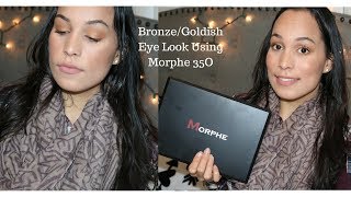 Warm Goldish Makeup Look Using Morphe 35O| Jasmin Jimenez92