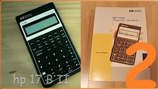 Calculadora hp 17 B II BUSINESS de 1987 REVIEW Vintage 2 de 2. IDES.