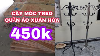 CÂY MÓC TREO QUẦN ÁO XUÂN HÒA 450K cách lắp cây móc treo quần áo xuân Hòa