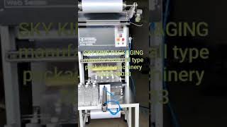 Web sealer with shrink wrapping machine