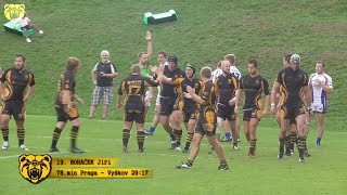 Highlights: Praga vs. Vyškov rugby Extraliga 2.kolo 2015/2016