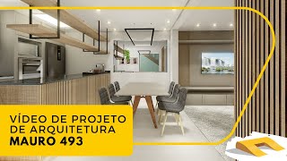 Vídeo Tour 360 de projeto de arquitetura e interiores - Mauro 493