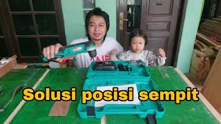 Unboxing dan review ANGLE DRILL DCA ADJZ14-10