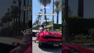 Drive a Ferrari to the Hollywood Sign | fliktrip - The Travel Inspirator