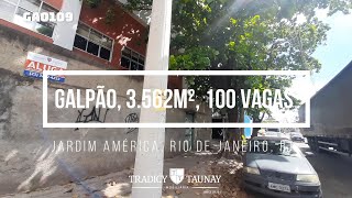 GA0109 - Jardim América, Rua General Correia e Castro, galpão comercial, 100vagas, 3562m²