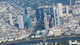 Landing at Frankfurt int.