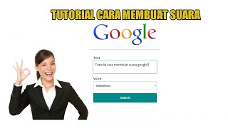 CARA MEMBUAT SUARA GOOGLE SIMPLE DAN MUDAH