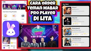 Cara Order Teman Mabar di Lita || Cara Order Lemon, Dibo, Emperror, Rekt, Luminaire, Oura Di Lita