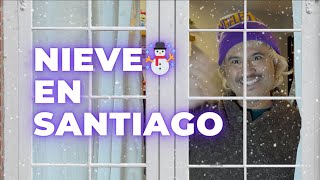 NIEVE EN SANTIAGO, EN PLENO MAYO 2024.☃️