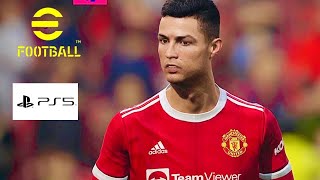 EFOOTBALL 2022 - MANCHESTER UNITED VS BARCELONA - PS5