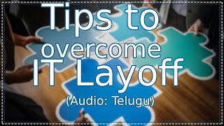 IT Carrer Tips in Telugu | IT layoff in Telugu | Carrer Promotion Tips in Telugu