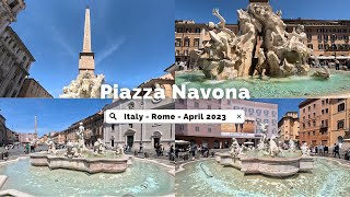 Italy - Rome - Piazza Navona - April - 2023