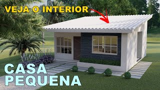 01 | Casa pequena e aconchegante  | DOIS QUARTOS