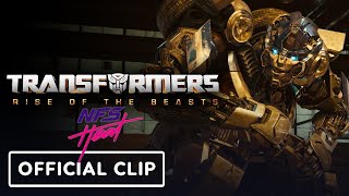 Transformers Rise of the Beasts Exclusive Clip (2023) "Car Chase" Clip in NFS Heat