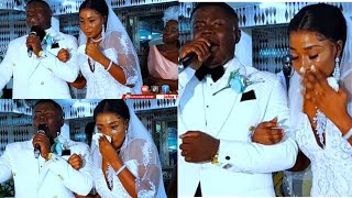 BRIDE CRIES😭😭😭AND COULDN'T  STAND WHILES GROOM SINGS