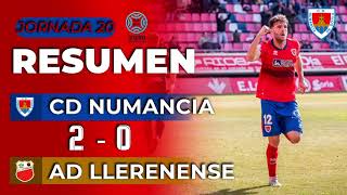 Resumen C.D. Numancia | 2-0 | A.D. Llerenense