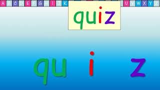 Phonics Basic Blending Video 4: JQV