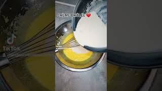 crème brûlée ❤recette sur tiktok