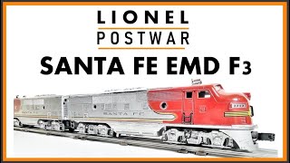 Lionel Postwar F3 Santa Fe 2333 2343 2353 2243 (1948-55) / Bonk’s Trains / Sharpnack Limited