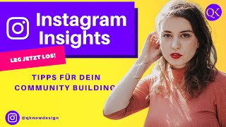 Wie lese ich meine Instagram Insights aus? [Hacks für dein Community Building auf Instagram]