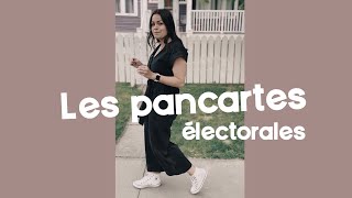 Les pancartes électorales... comment ça marche ?