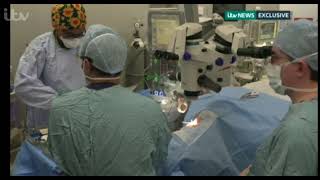 ITV News: Bionic retinal implant for dry age-related macular degeneration, Mahi Muqit at Moorfields