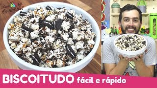 PIPOCA DE OREO super fácil de fazer