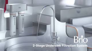 Brio 2-Stage Undersink Filtration System