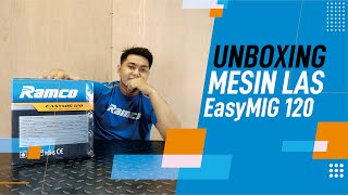 Unboxing dan tes mesin las MIG - RAMCO EasyMIG 120