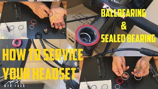 HOW TO SERVICE A MTB HEADSET | HEADSET MAINTENANCE