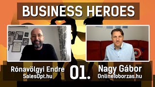 BUSINESS HEROES -  RÓNAVÖLGYI ENDRE - Üzletfejlesztés, szervezetfejlesztés és értékesítők képzése