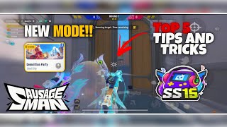 NEW MODE!! DEMOLITION PARTY 🔥 TIPS & TRICKS 🥳 SS15 | SAUSAGE MAN