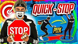 *EASY* QUICKSTOP & PEEK TUTORIAL ON NBA 2K22! DRIBBLE TUTORIAL W/ HANDCAM *NEW* FASTEST WAY TO SHOOT