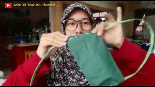 Membuat Masker Kain Sendiri Tanpa Jahit | How to make face mask cloth