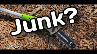 Is This Junk?!? An Honest Review of the Greenworks 40v 2ah Pole Saw